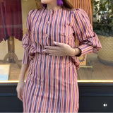 CONJUNTO DE FALDA RAYAS