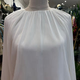 BLUSA BEIGE MANGAS ANCHAS