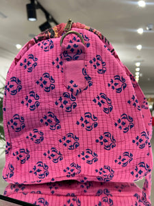 BOLSA ESTAMPADA FONDO ROSA