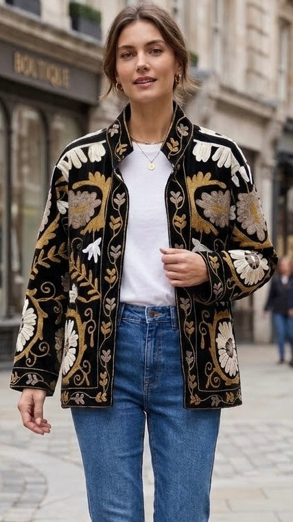 CHAQUETA ESTILO SUZANI NEGRO