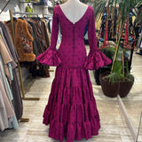 VESTIDO CANASTERO BUGANVILLA CON LUNARES