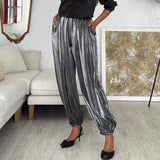 PANTALON BOMBACHO TORNASOL PLATEADO