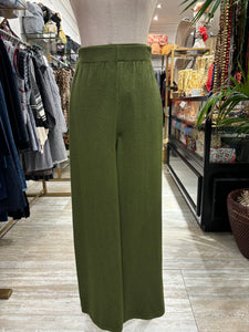 PANTALÓN DE PUNTO VERDE