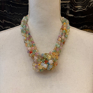 COLLAR NUDO COLORES