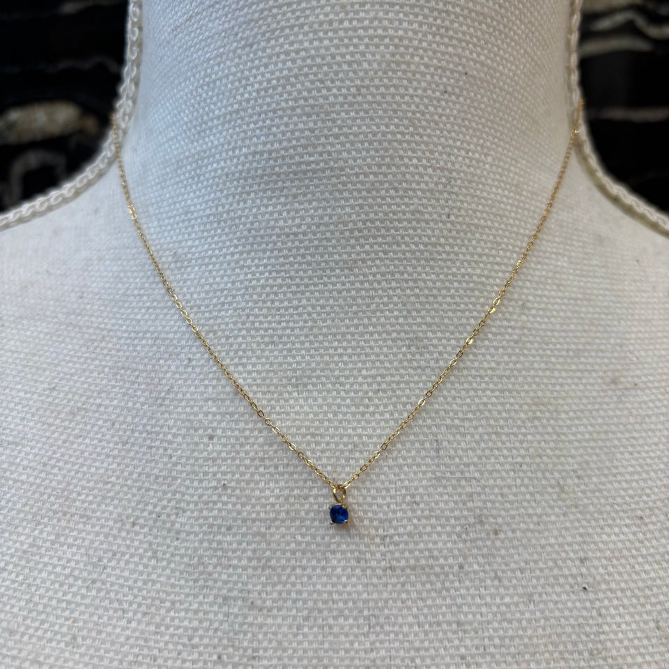 CADENA PUNTO DE LUZ AZUL