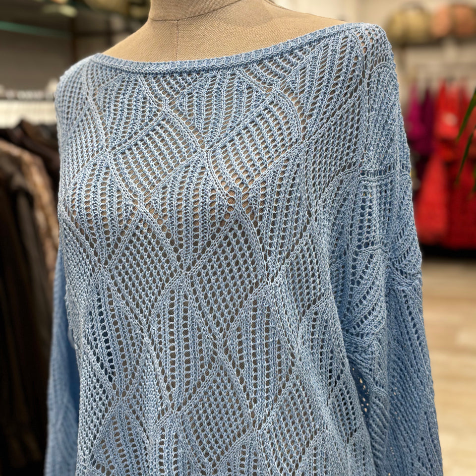 JERSEY CALADO CELESTE