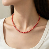 COLLAR CUENTAS BICOLOR