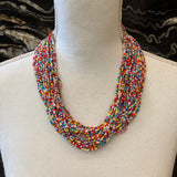 COLLAR DE BOLITAS DE COLORES