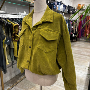 CHAQUETA DE PANA VERDE LIMA