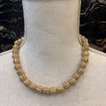 COLLAR DE CERAMICA BOLAS BEIGE