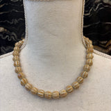 COLLAR DE CERAMICA BOLAS BEIGE