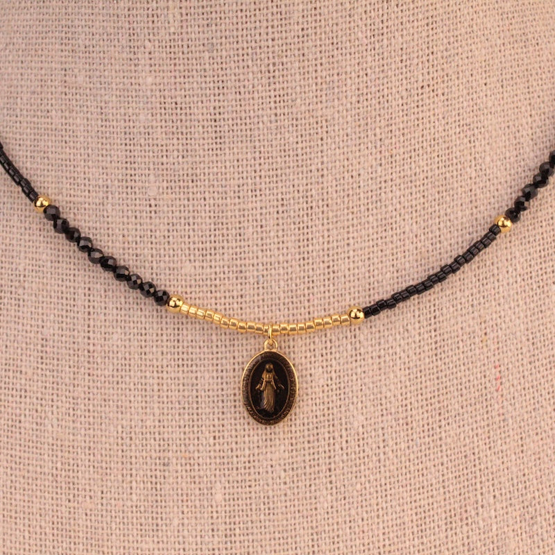 COLLAR MILI NEGRO