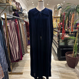 CAPA TERCIOPELO LARGA AZUL MARINO