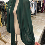 CAPA DE GASA CON MANGAS VERDE