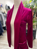 BLAZER DE TERCIOPELO FUCSIA