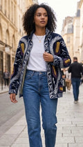 CHAQUETA ESTILO SUZANI MARINO