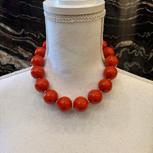 COLLAR BOLAS NARANJA
