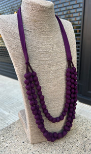 COLLAR OMAGUA MORADO