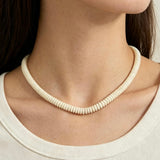 COLLAR HUESO BOLA PLANA PEQUEÑA