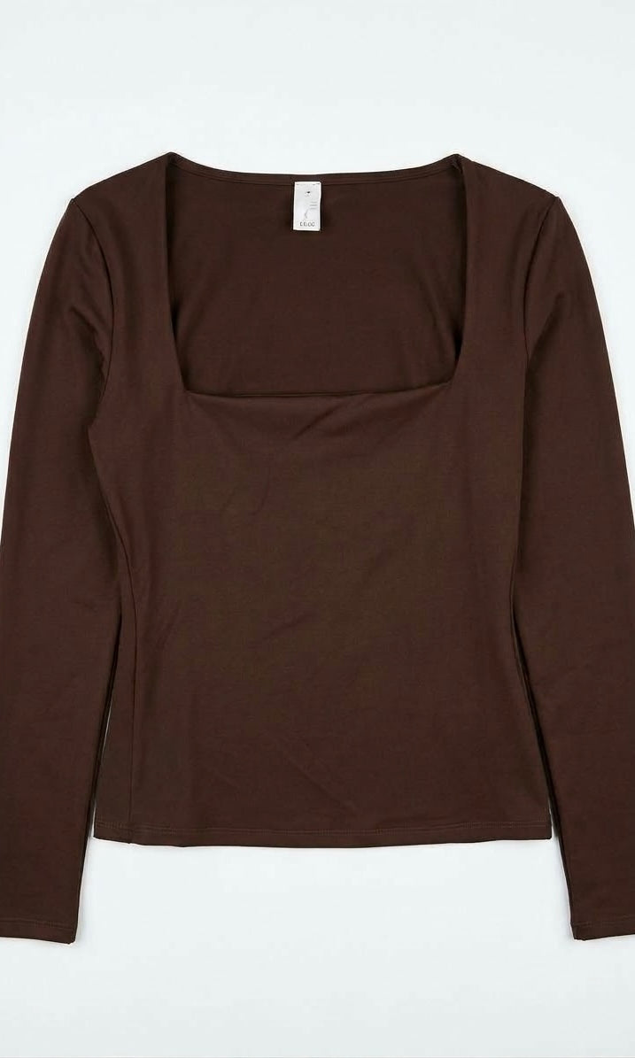 TOP TOLEDO MARRON