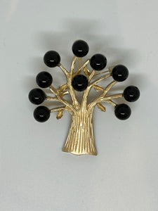 BROCHE ÁRBOL NEGRO