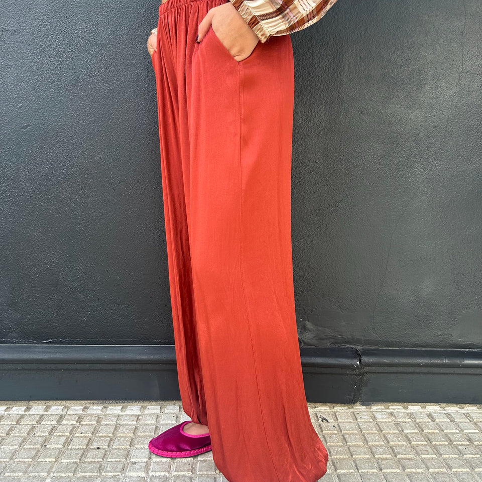 PANTALON BOMBACHO TEJA