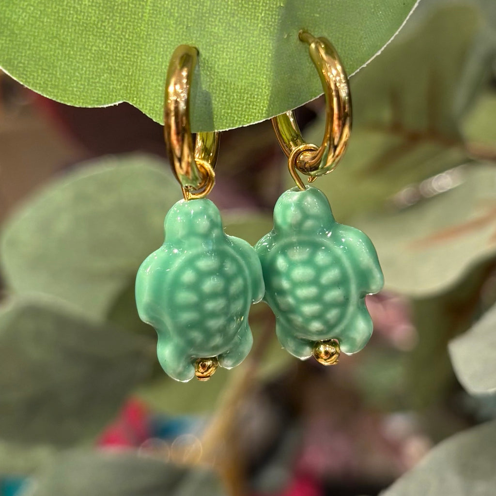ARO TORTUGA CERAMICA VERDE