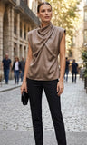 BLUSA MANCHESTER TAUPE