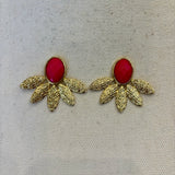 PENDIENTE PEGADO ROSA