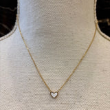 CADENA MINI CORAZON NACAR