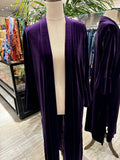 KIMONO DE TERCIOPELO MORADO