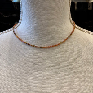 COLLAR CUENTAS TEJA