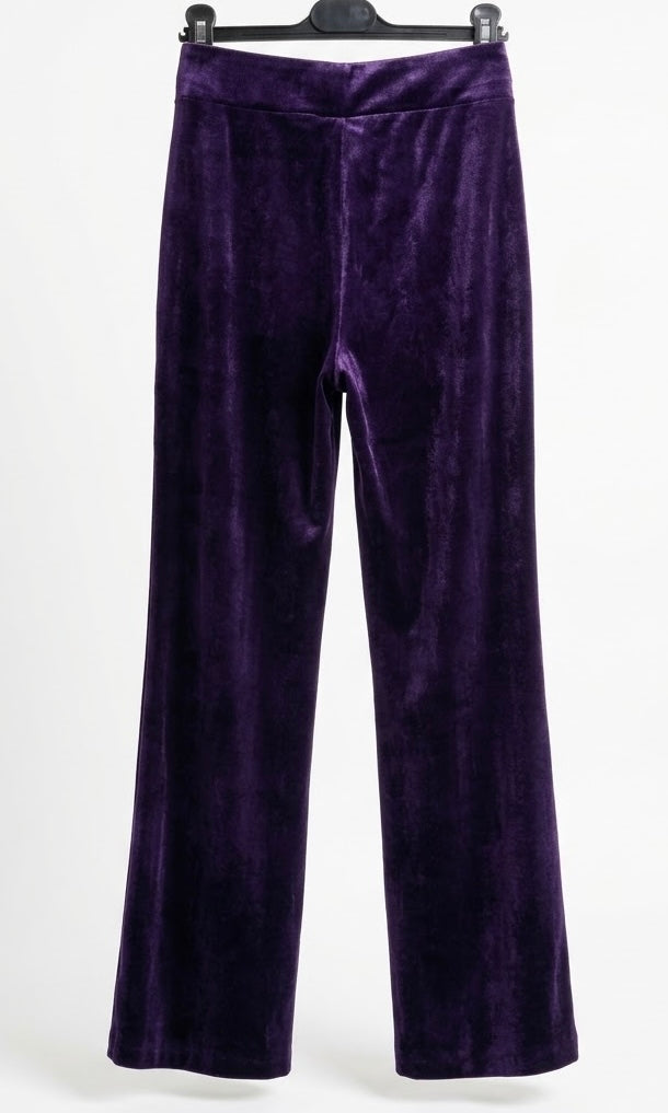 PANTALON TERCIOPELO MORADO