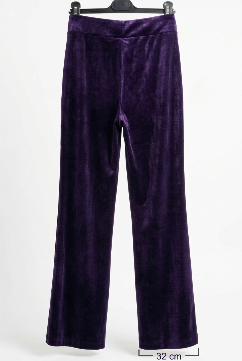 PANTALON TERCIOPELO MORADO