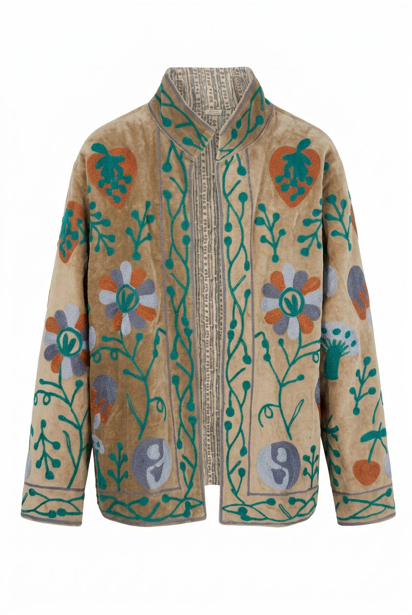 CHAQUETA ESTILO SUZANI VERDE HOJA
