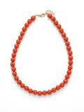 COLLAR BOLA MEDIANA NARANJA