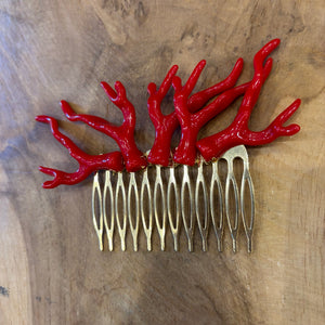 PEINECILLO CORAL GRANDE ROJO