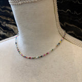 COLLAR CUENTAS COLORES