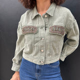 CHAQUETA VAQUERA VERDE CACERIA