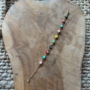 PULSERA OJO TURCO COLORES