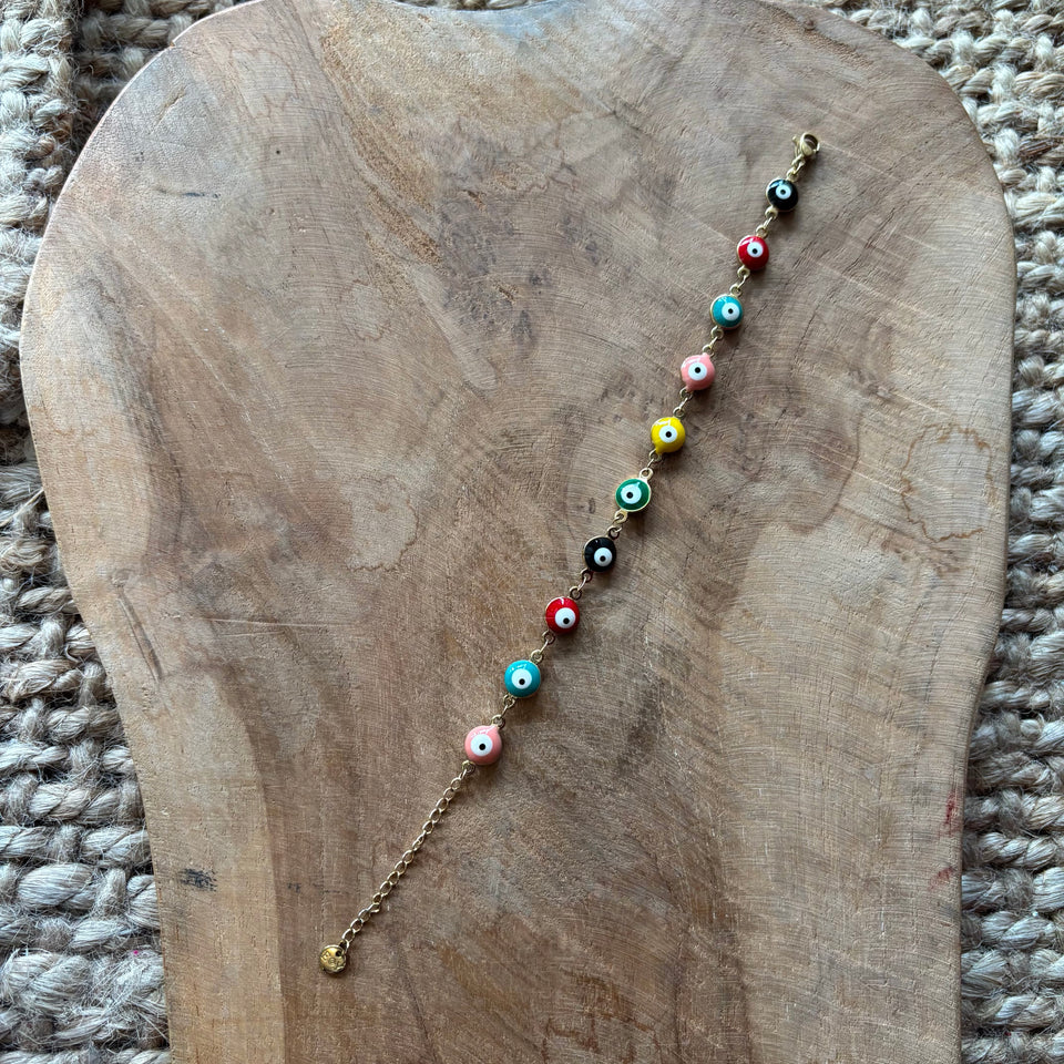 PULSERA OJO TURCO COLORES
