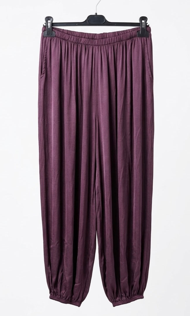 PANTALON LYON BERENJENA