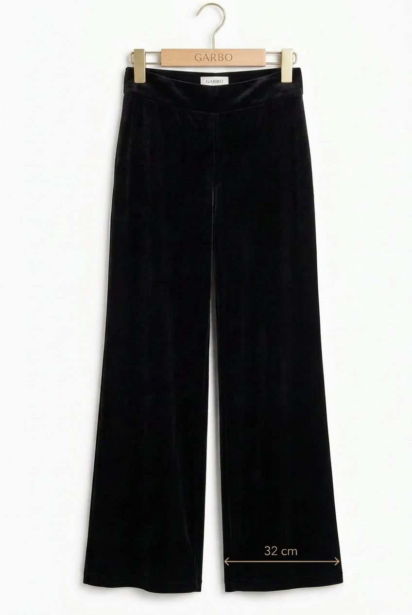 PANTALON TERCIOPELO NEGRO
