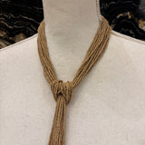 COLLAR LARGO CAMEL