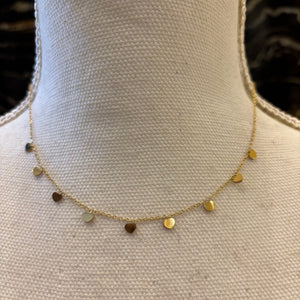 CADENA CORAZONES MINI