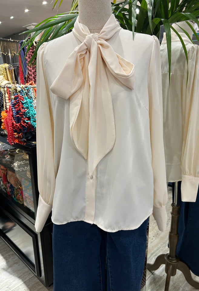 CAMISA LAZO BEIGE
