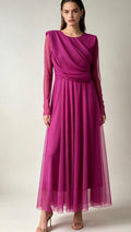 VESTIDO MADRID FUCSIA