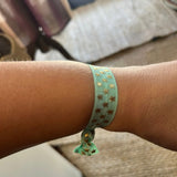 PULSERA DE TELA ELASTICA ESTRELLAS