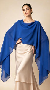 CAPA DE GASA AZUL KLEIN
