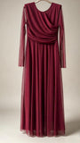 VESTIDO MADRID BURDEOS